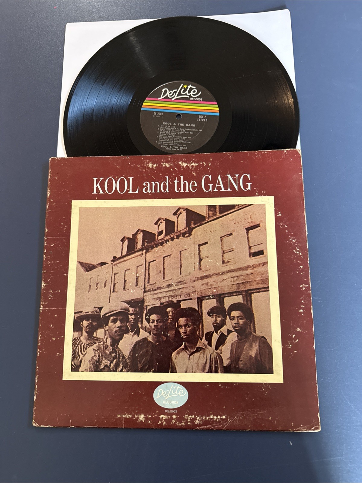 KOOL AND THE GANG - Self Titled De-lite 1st LP Vinyl VG/VG