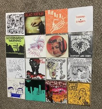 16 lot Punk Vinyl 7