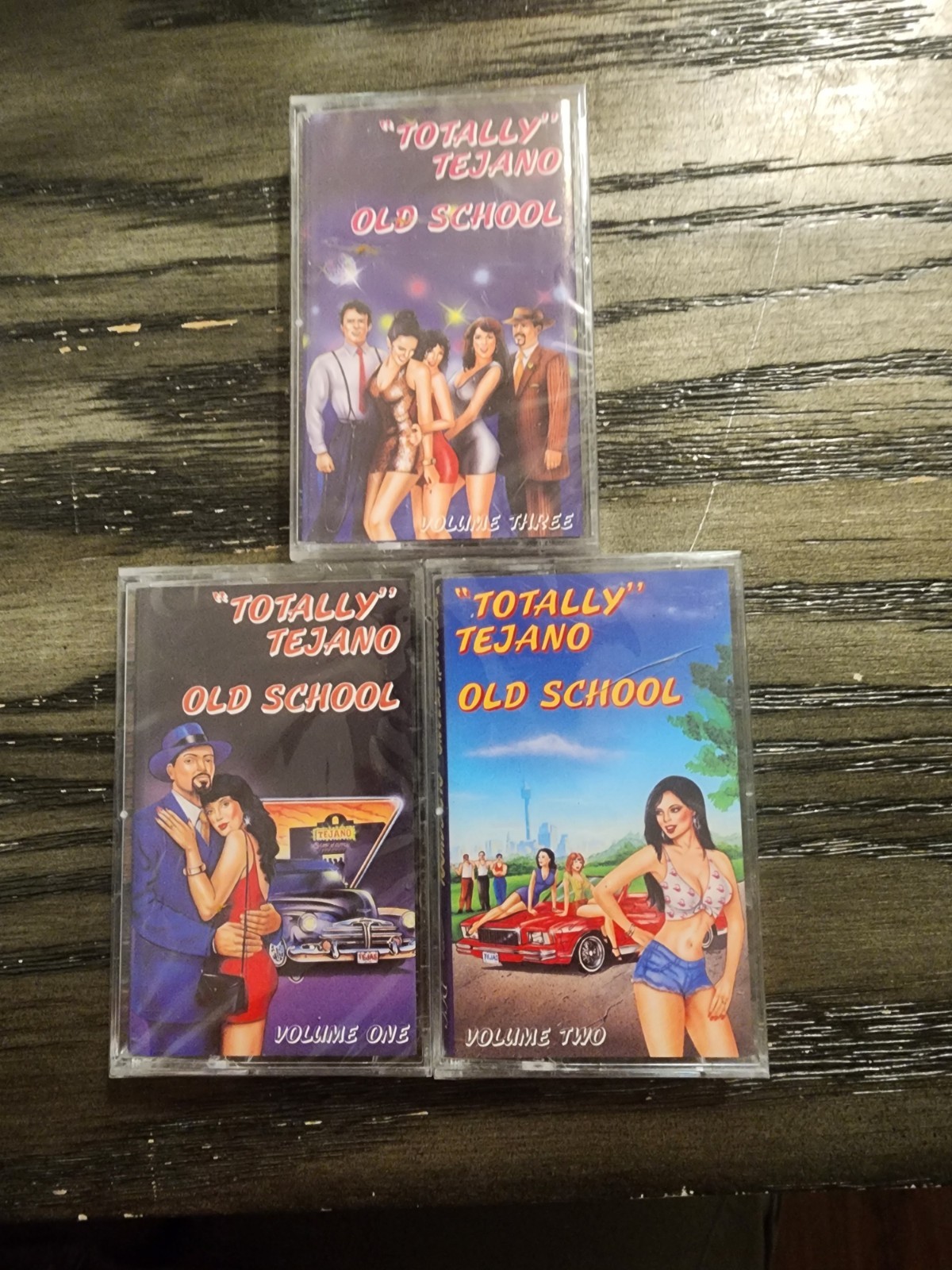 Totally Tejano Old School Music Volumes I, II, & III Hacienda 1997 New Sealed