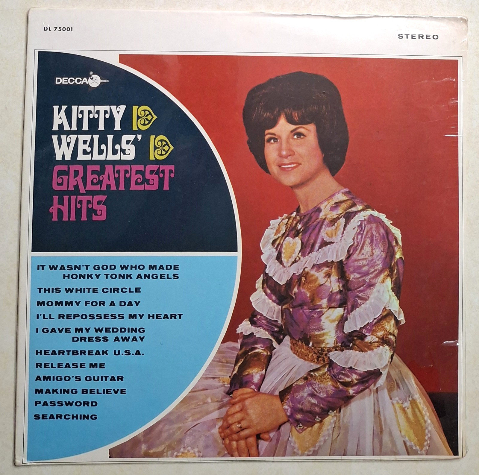 Kitty Wells' Greatest Hits Vinyl LP Decca 1968 NEW SEALED Original Release Album