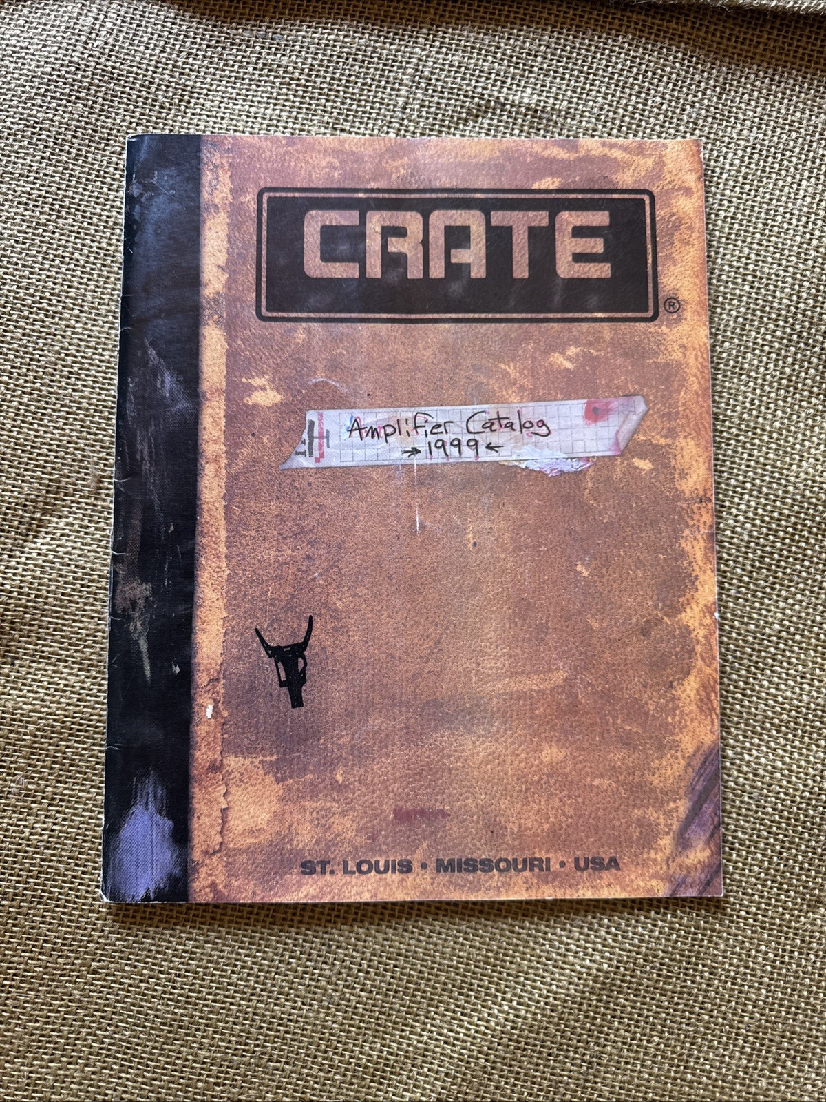 Crate Amplifier Catalog 1999 Original Musical Instruments Brown Black