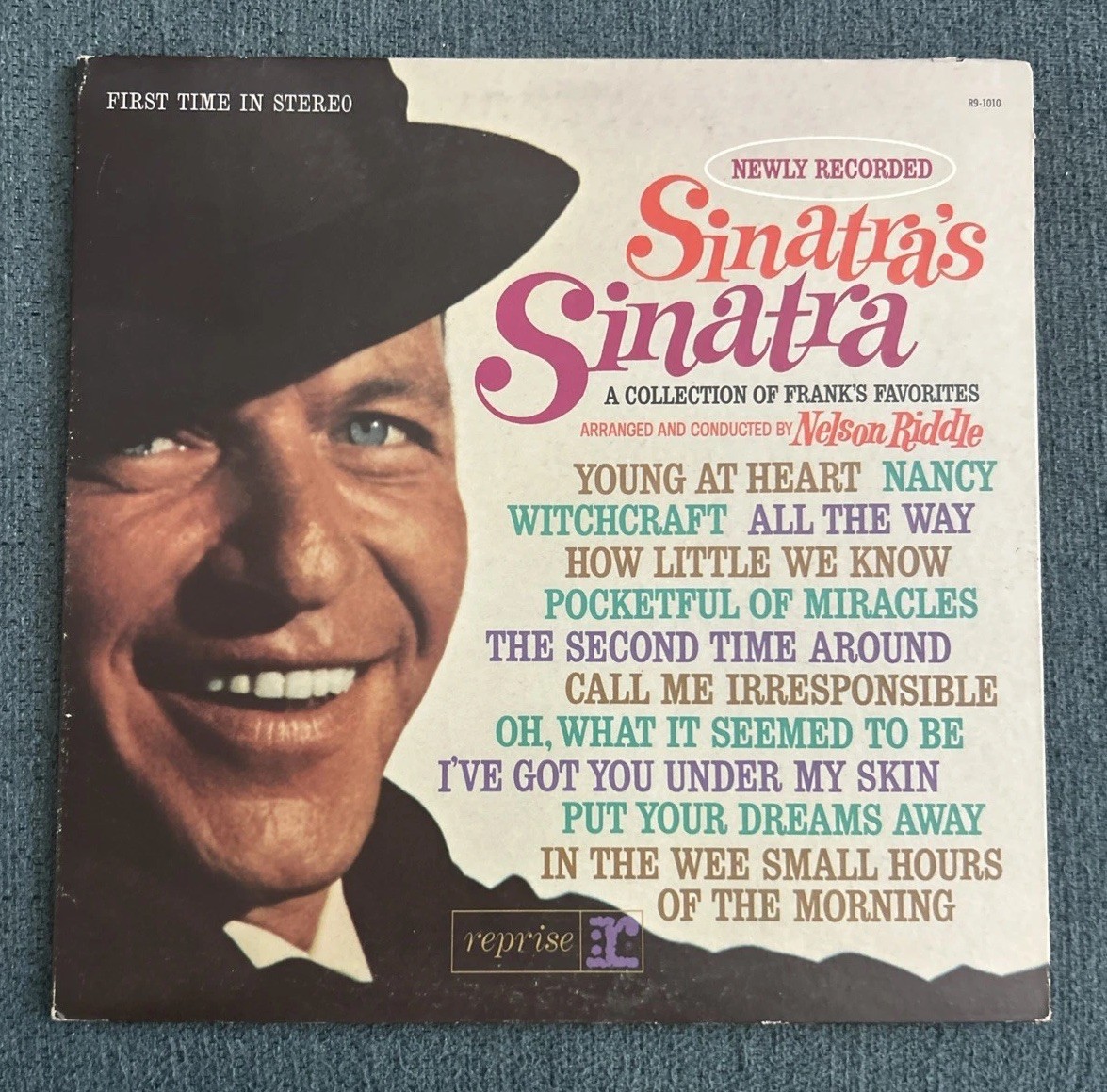 Frank Sinatra’s Sinatra LP Reprise R9-1010 Stereo 1963 Vinyl Record With Sleeve.