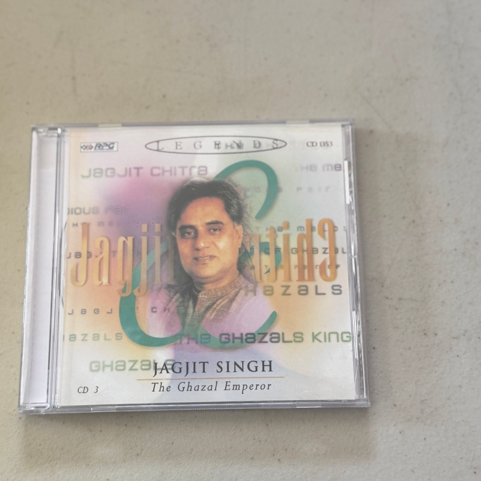 Jagjit & Chitra Singh – Legends: The Ghazal Emperor Vol. 3 CD 1998 Indian Ghazal