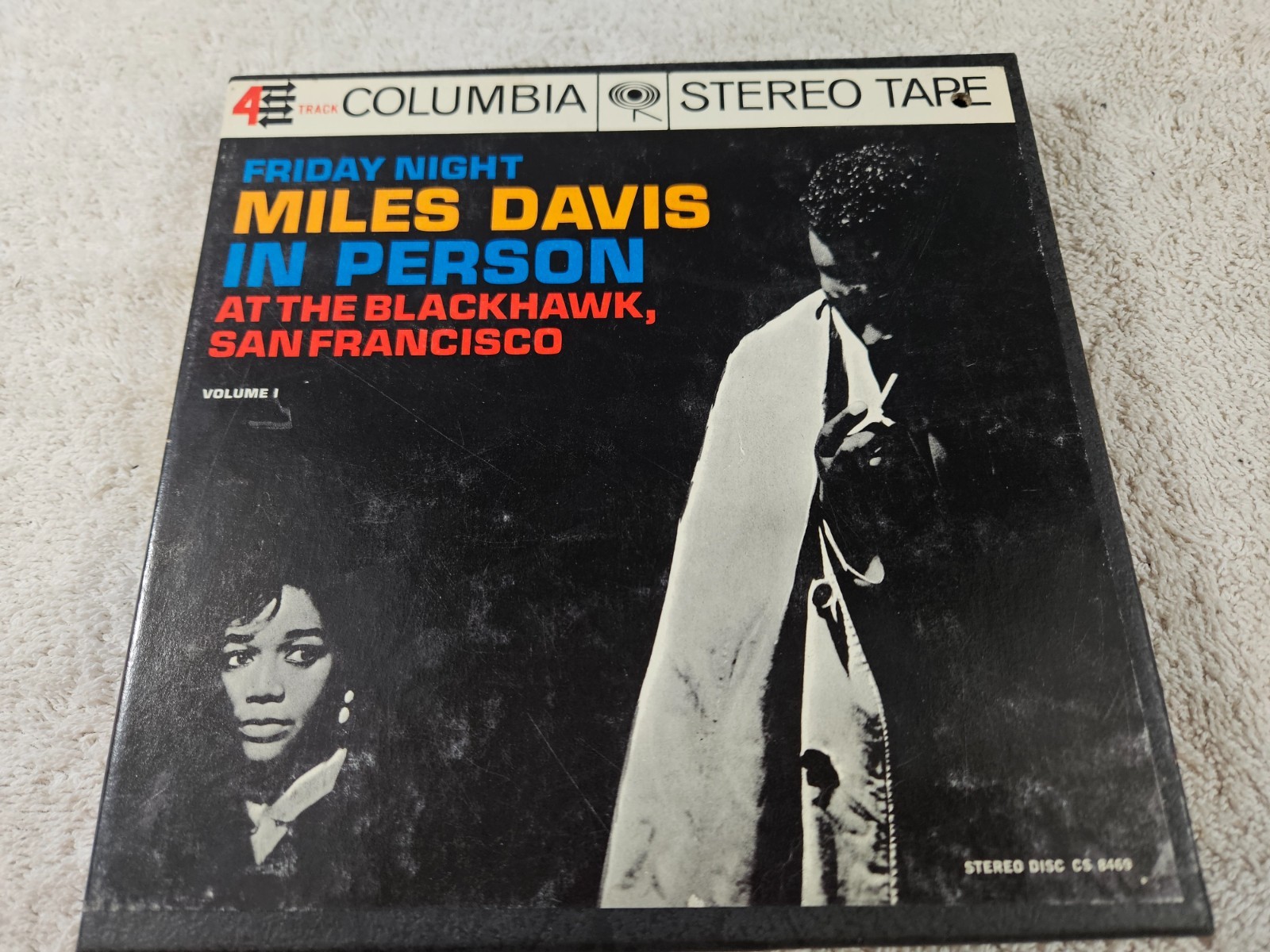 Miles Davis In Person Vol. 1 Reel-To-Reel Tape, Tested. Near Mint