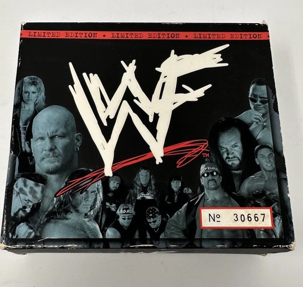 WWF The Music Limited Edition 4 CD Set #30667 WWE Entrance Themes Vintage 1998