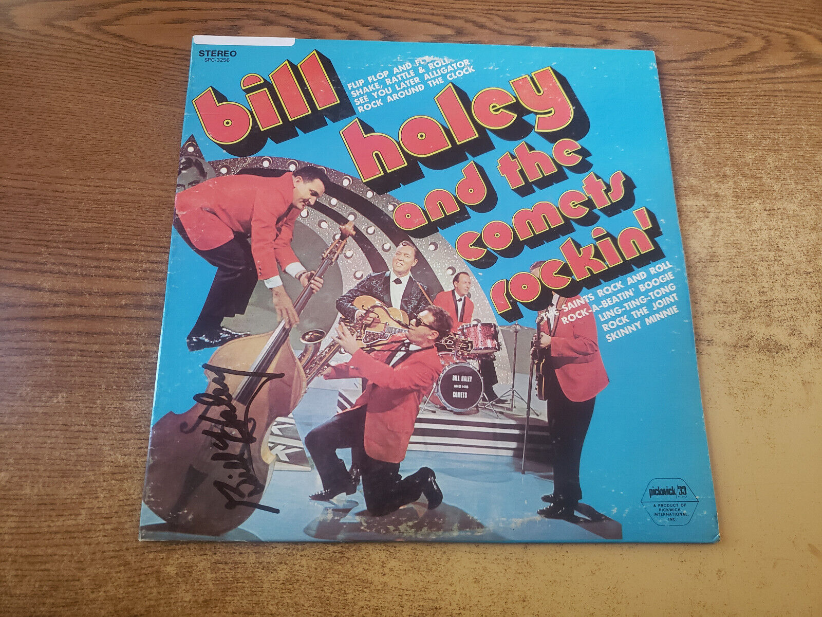 SIGNED 1960s EXCELLENT Bill Haley And The Comets* – Rockin\' 3256 LP33
