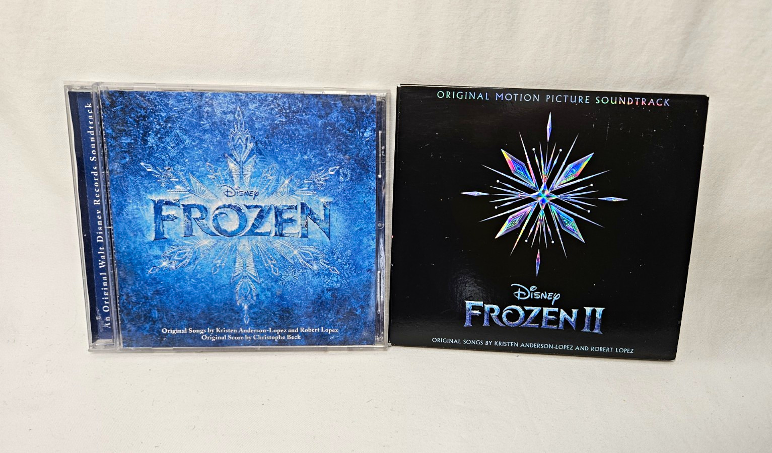 Disney Frozen & Frozen II Original Motion Picture Soundtrack CD Lot Walt Disney