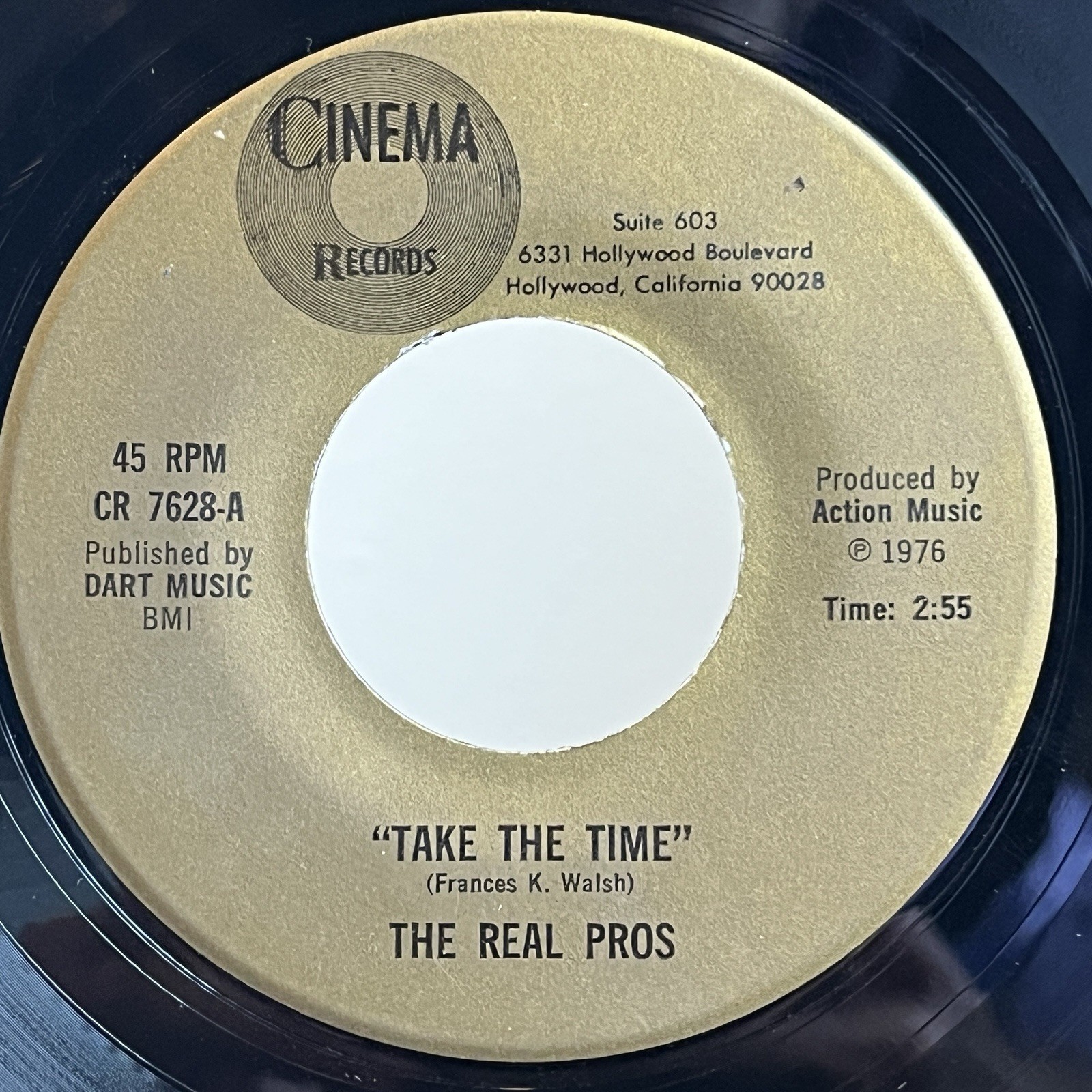 The Real Pros – Take The Time / The Sea • Rare Song Poem 45 • Cinema Hear