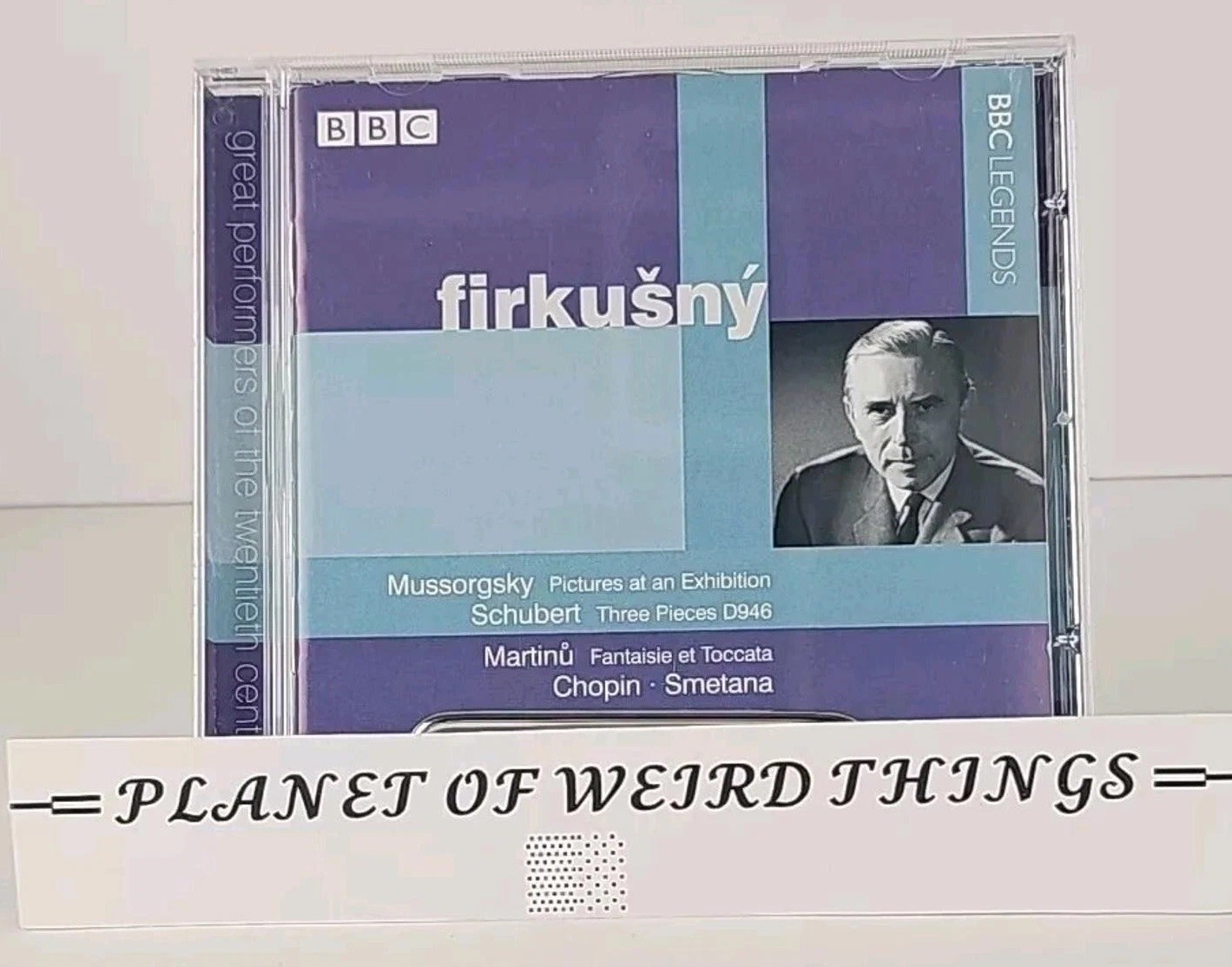 Firkuṣ̌ný CD, Mussorgsky Schubert Martinů Chopin Smetana, BBC Legends, 2008 GC