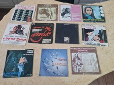 Mega Lotto 11 Dischi Colonna Sonora O.s.t. Anni 70 80 45 Giri Vinile Job Vintage picture