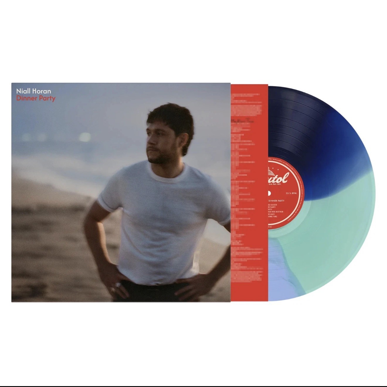 Niall Horan - DINNER PARTY SHORELINE TRI-COLOR VINYL💙🩵💚 Item In Hand