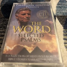 The Word Selected Psalms Cassette Tape by Charlton Heston New i picture