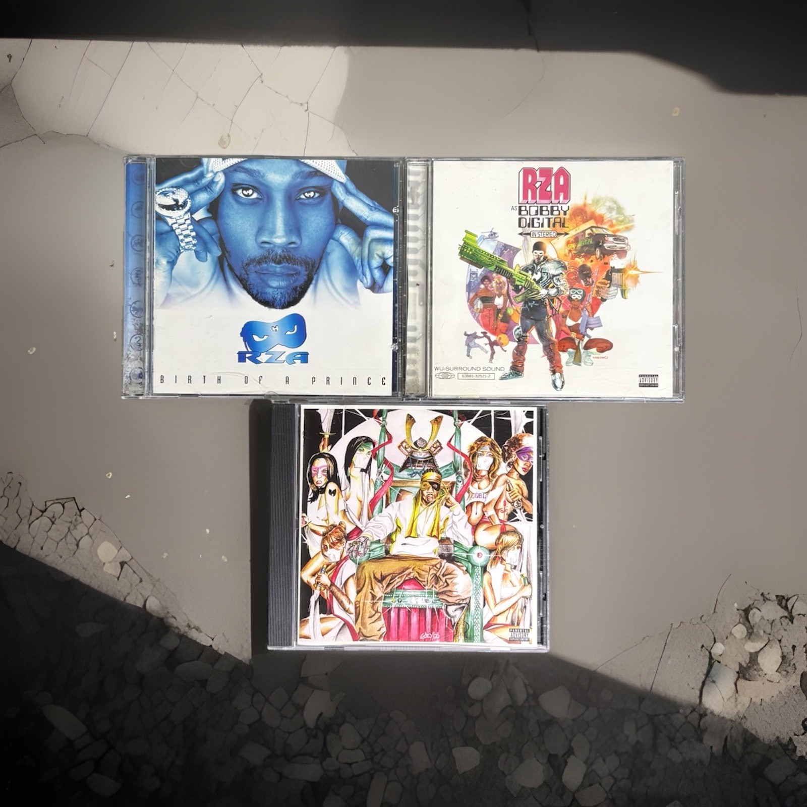 RZA 3 CD Lot-As Bobby Digital-Birth Of Prince-Digi Snack