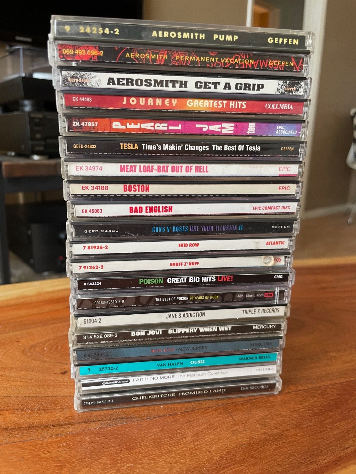 21 CD Lot - Heavy Metal Rock - Tesla Guns N\'Roses Faith No More Skid Row Poison