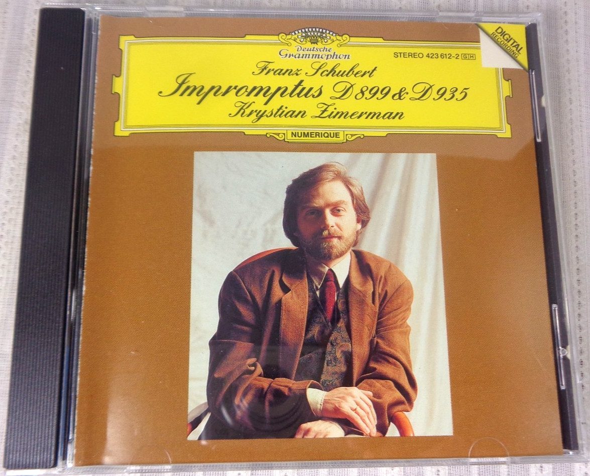 Franz Schubert: Impromptus 899 935 (CD, 1991, Deutsche Grammophon) Zimerman VG
