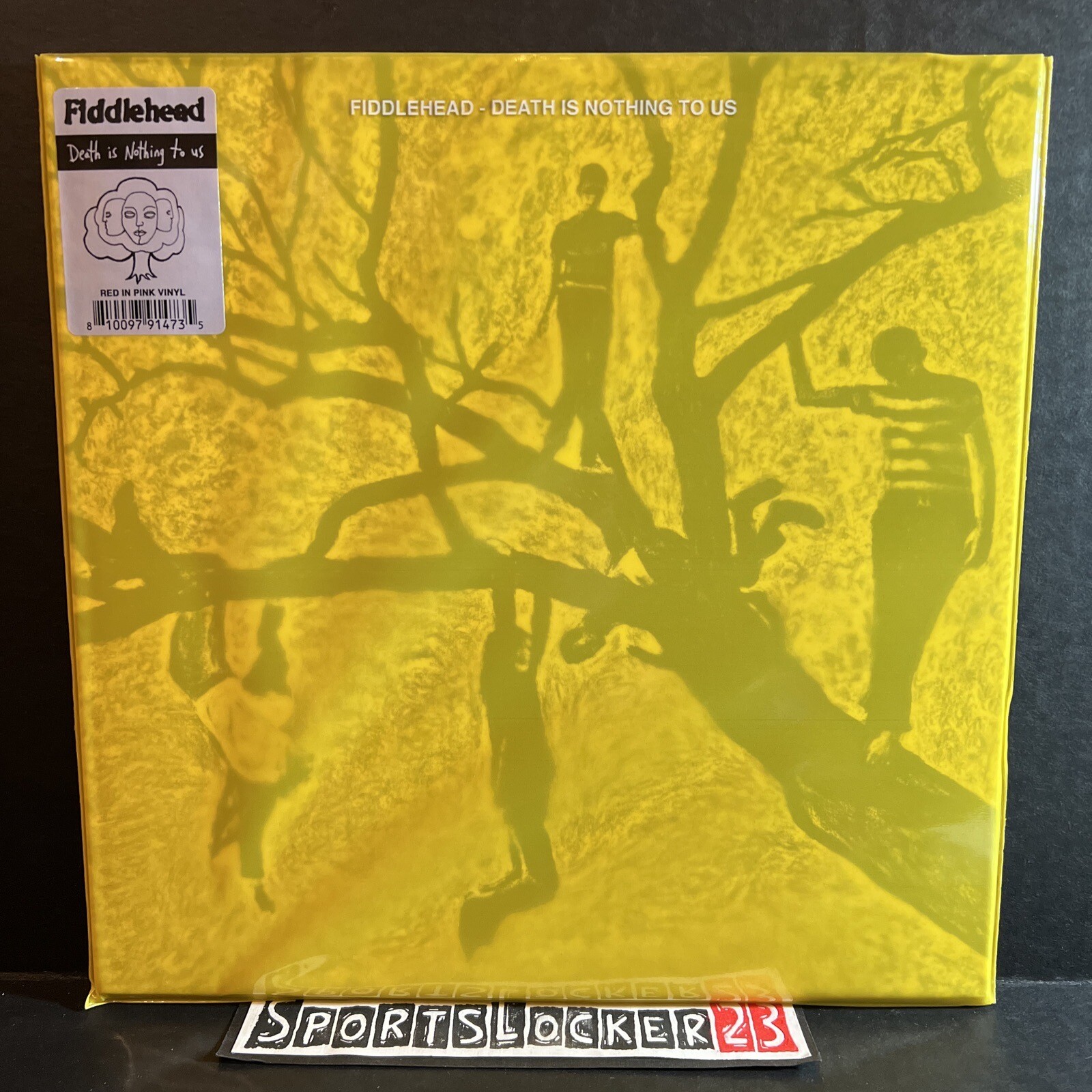 Fiddlehead Death Is Nothing To Us (DINTU Tour) Red in Pink Color Vinyl LP Record