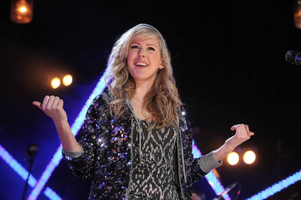 Ellie Goulding performs during The BRIT Awards 2010 Launch The Ind- Old Photo