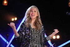 Ellie Goulding performs during The BRIT Awards 2010 Launch The Ind- Old Photo picture