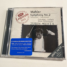 Mahler Symphony No.2 Resurrection Zubin Mehta CD 2000Decca Remastered Sealed New picture