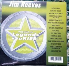 LEGENDS KARAOKE CDG JIM REEVES COUNTRY OLDIES #46 16 SONGS CD+G ROSES,DRUMS picture