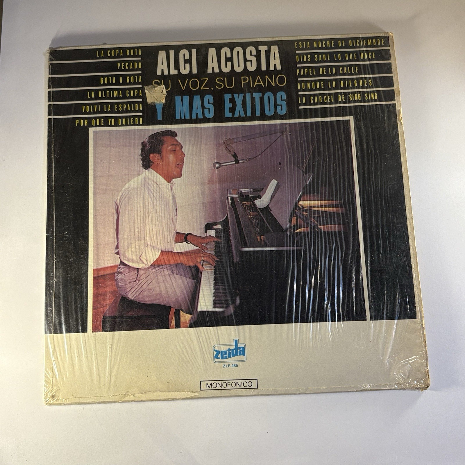 Alci Acosta ‎– Su Voz, Su Piano Y Más Éxitos 1978 BOLERO CANTINA TREMENDO