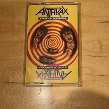 Anthrax State of Euphoria (Cassette,1988) Thrash Metal Antisocial BMG picture