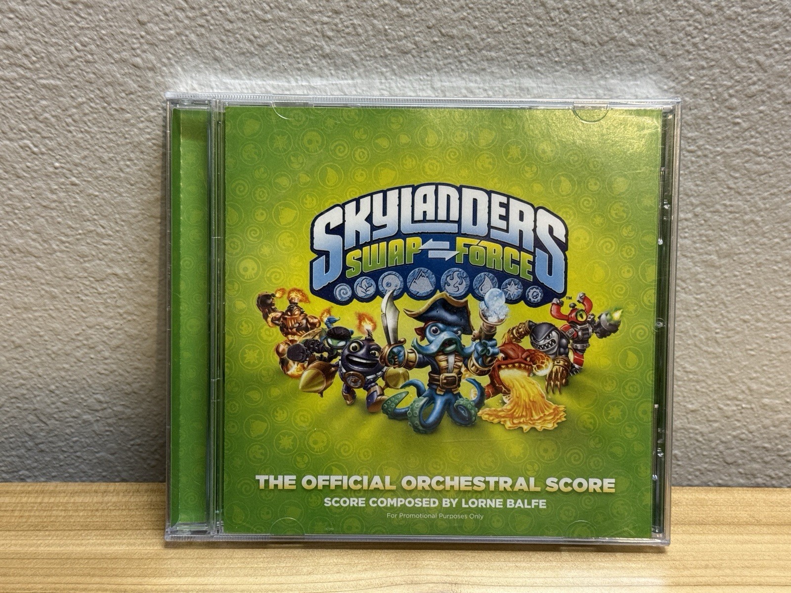 Skylanders SWAP Force Official Orchestral Score CD Promo NEW SEALED
