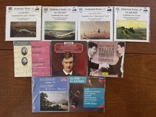 Lot 9 Alexander Glazunov Symphonies Concertos CDs Classical MINT DISCS No Cases picture