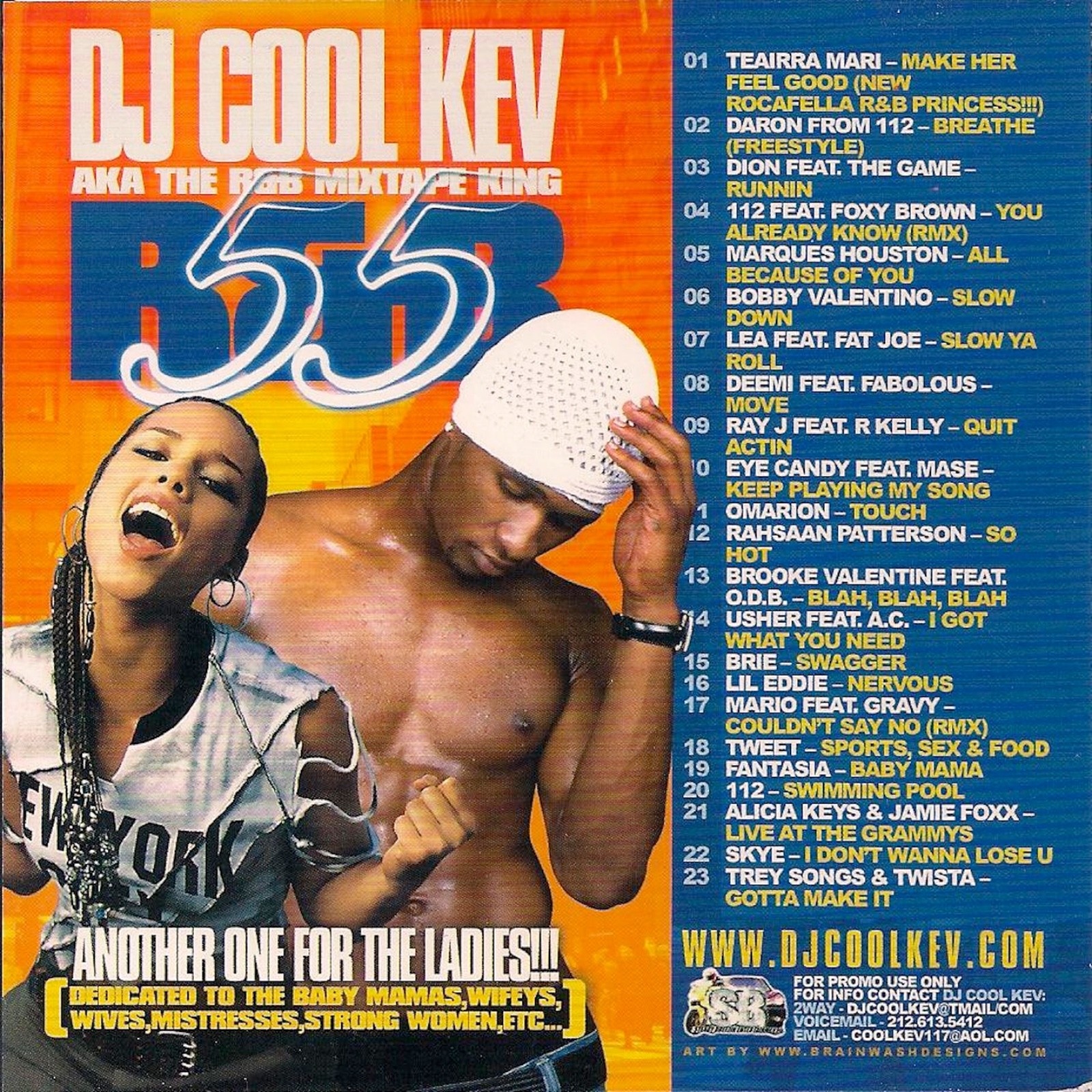 DJ COOL KEV - R&B #55  - OLD SCHOOL HIP HOP R&B MIXTAPE CD