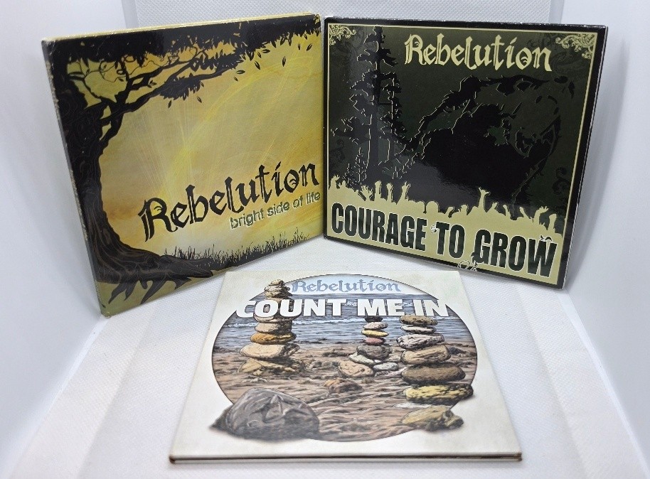 Rebelution CD Lot - Courage To Grow, Bright Side Of Life, Count Me In (Digipaks)