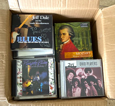 Box full of CD’s. Little over 100 CDs in great condition. Different genres. picture