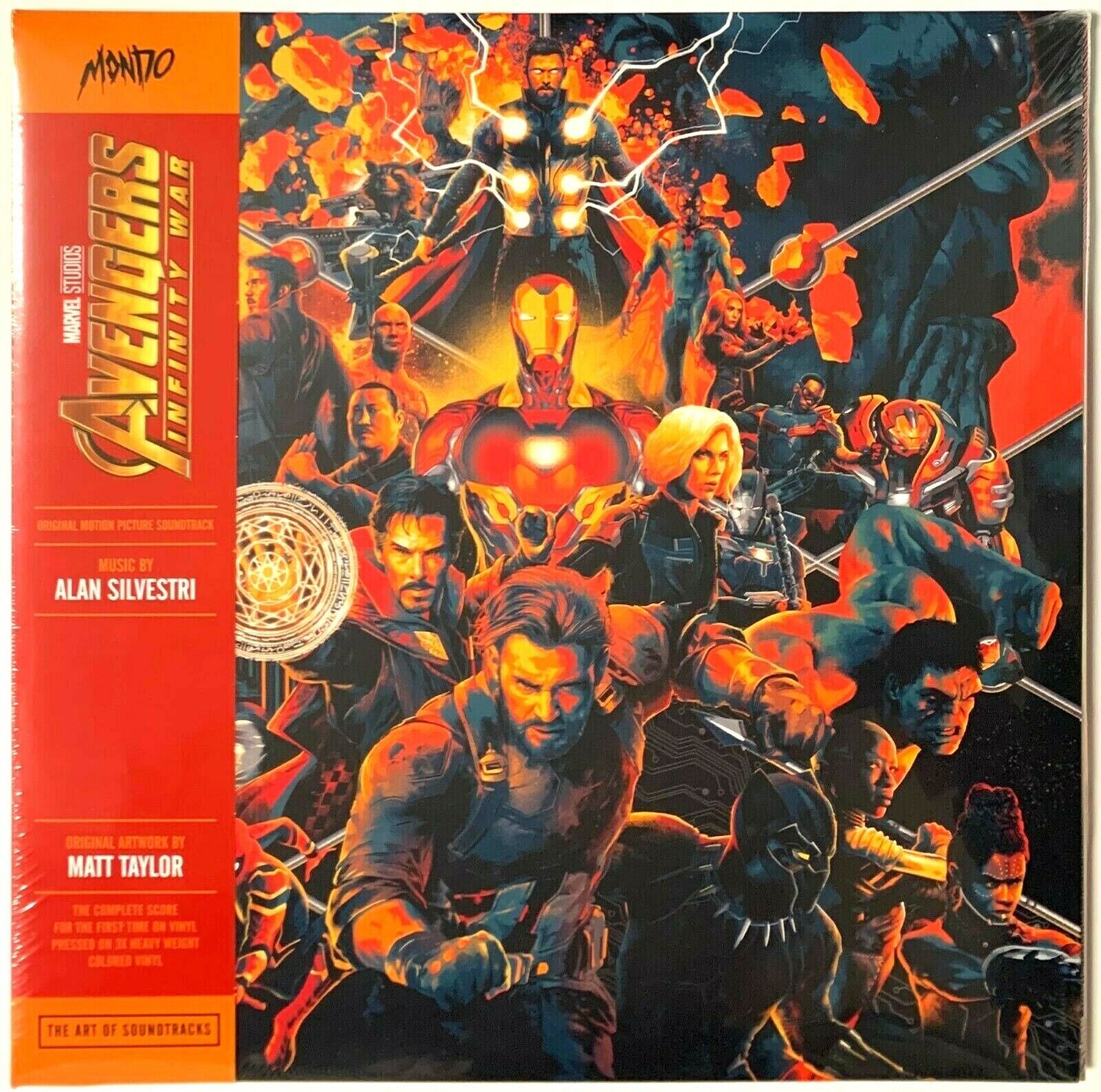 Mondo - The Avengers Infinity War Soundtrack *Color Vinyl* 3 x LP Record 🔥OOP🔥