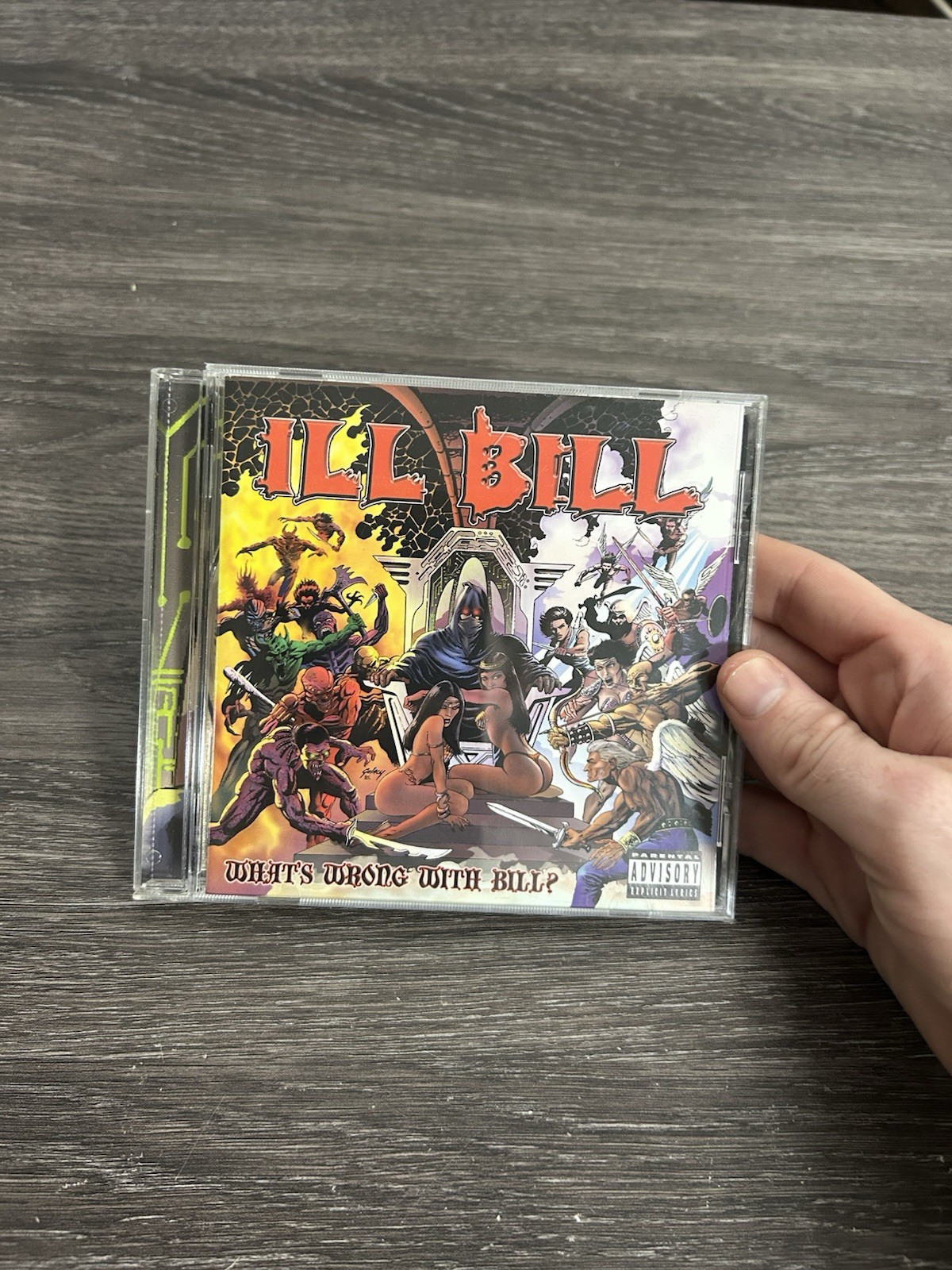Vintage 2004 Psycho Logical Records Ill Bill What's Wrong with Bill? CD Tested