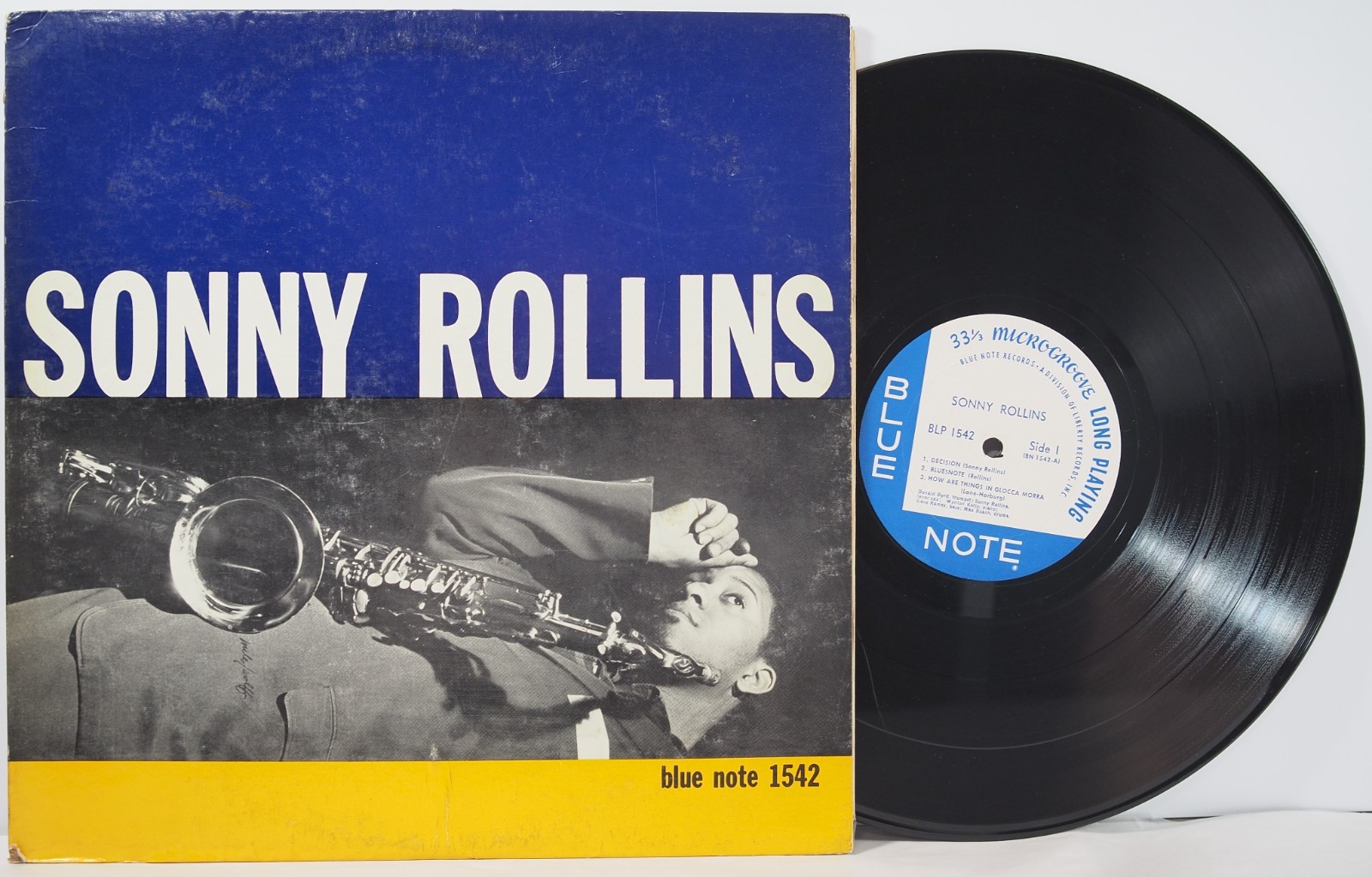 Sonny Rollins-S/T LP Blue Note Records BLP 1542 RE 1966 Mono Liberty RVG Jazz