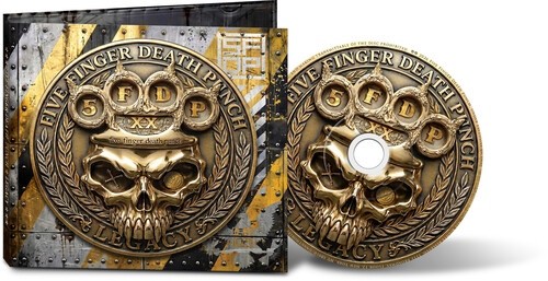 FIVE FINGER DEATH PUNCH - Legacy - NEW INDIE EXCLUSIVE ALTERNATIVE GOLD FOIL CD