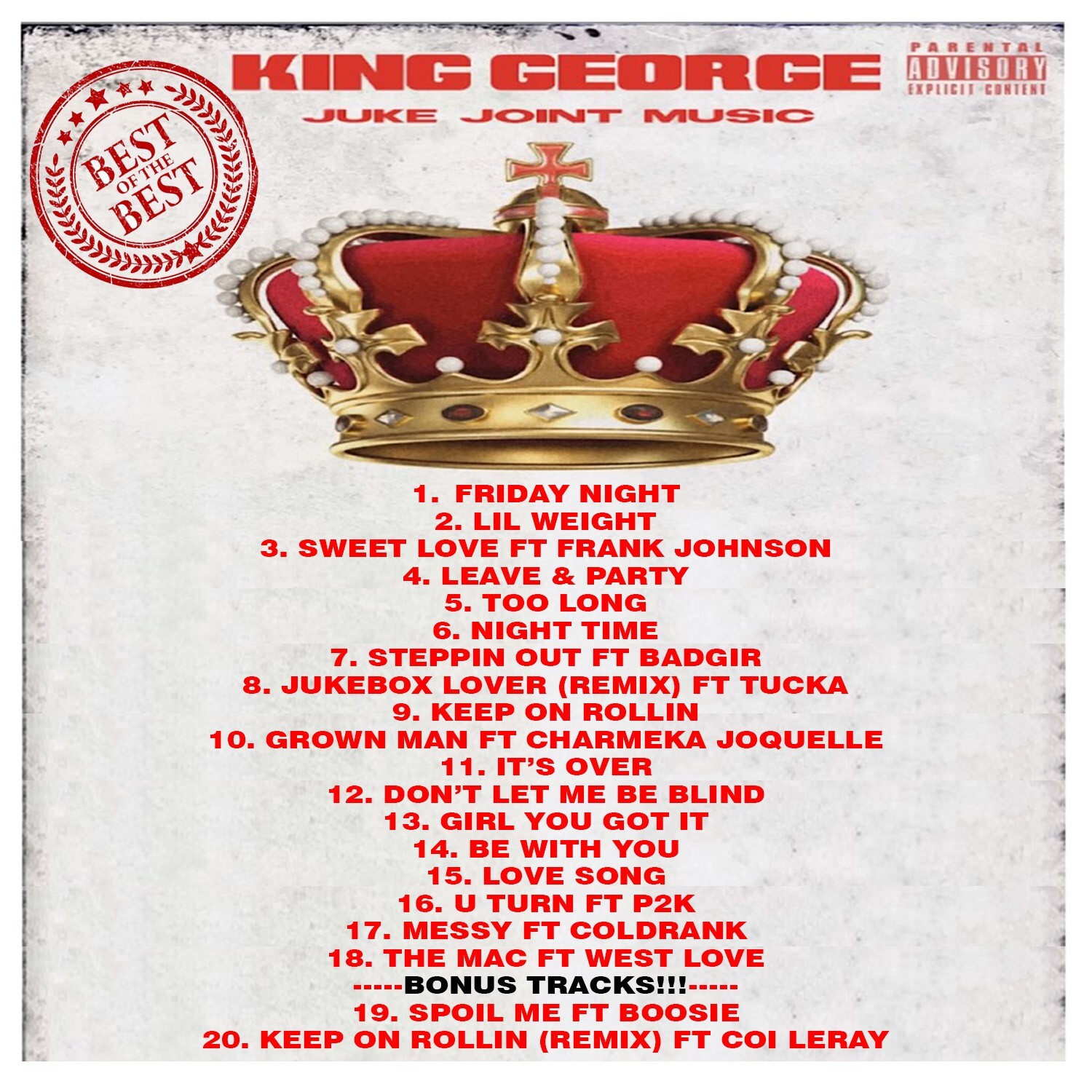 KING GEORGE: Juke Joint Music (DELUXE EDITION)