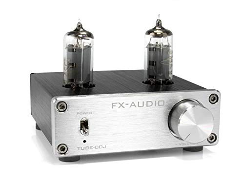 FX-AUDIO- TUBE-00J Authentic vacuum tube line amplifier silver NEW