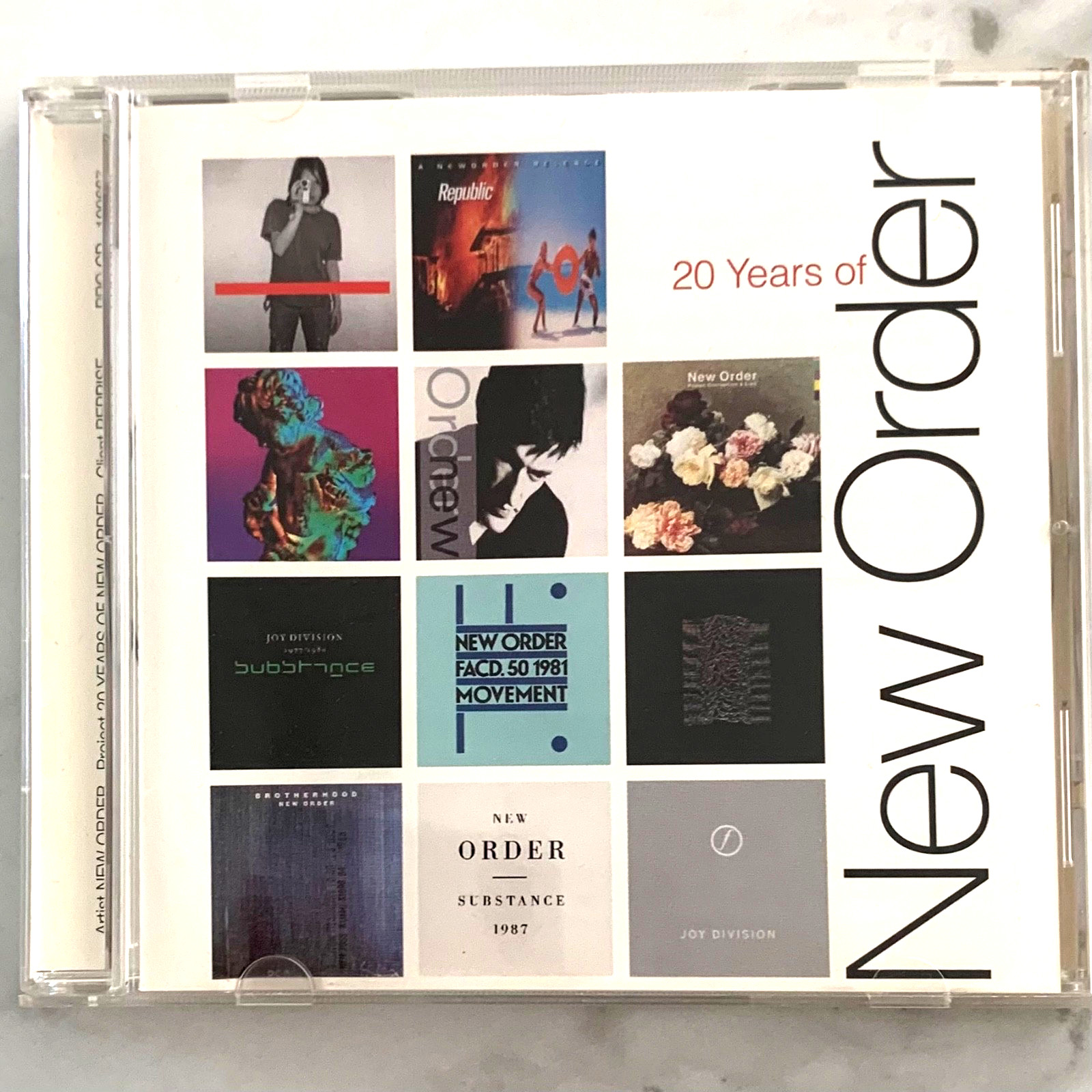 New Order 20 Years Of New Order CD 2001 Promo Compilation Anthology New Wave