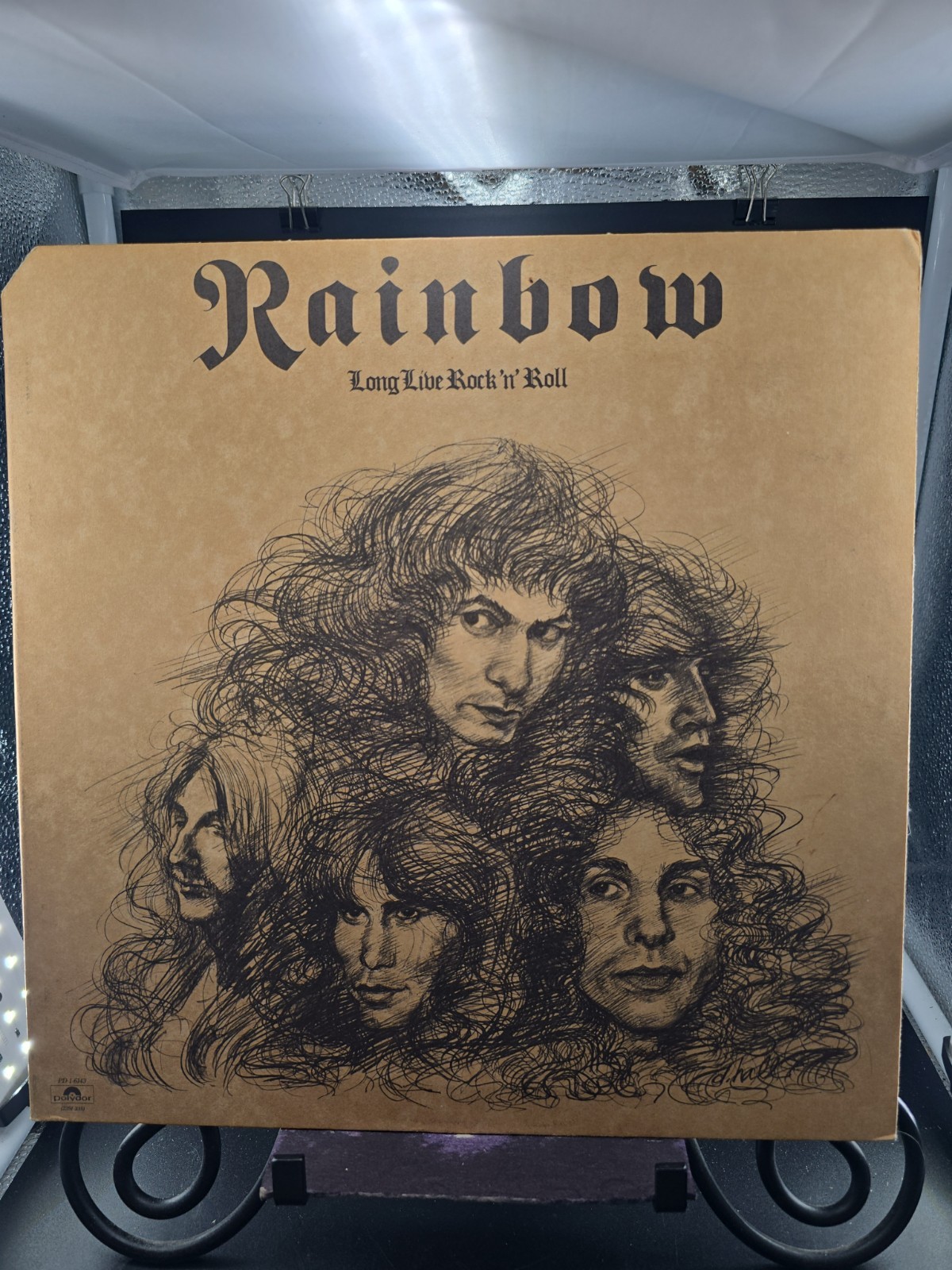 RAINBOW Long Live Rock N Roll 1978 LP PD1-1-6143 Dio Rare Original Press EX/VG+