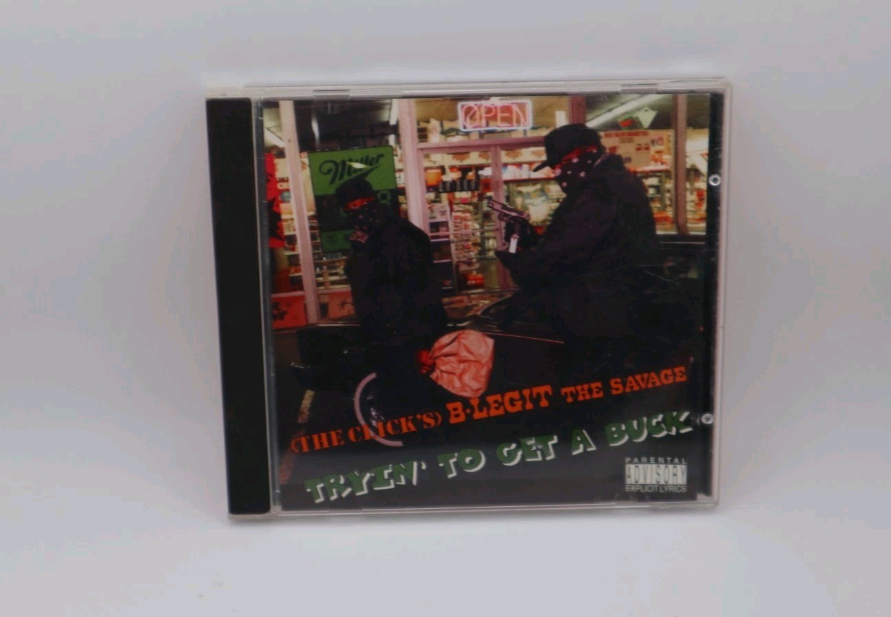 (CD) B-Legit ‎– Tryin\' To Get A Buck Jive Repress