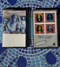 FREE CASSETTE: Free Live, Rock Album, A&M Records, Catalog #CS-4306 RARE  picture