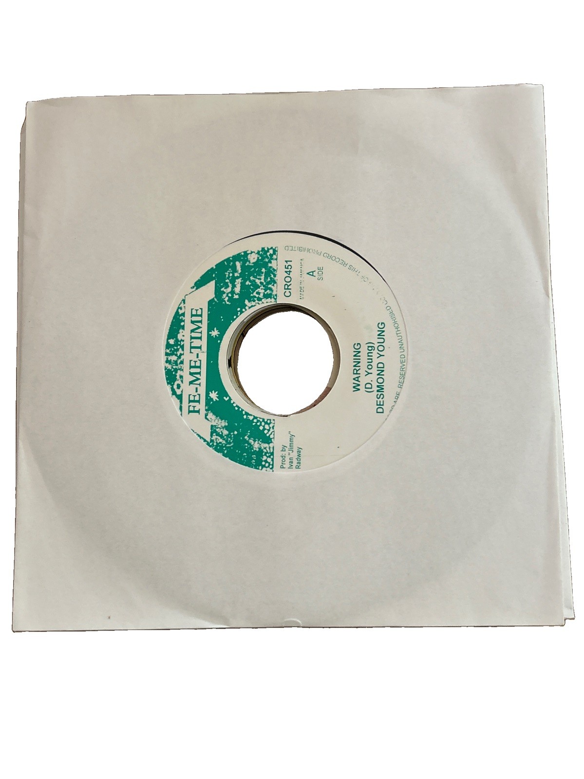 Jamaican  Reggae Lot Of 10 Vinyl Records 45rpm 7 Inch New