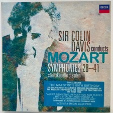 Mozart: Symphonies 28-41  Staatskapelle Dresden Sir Colin Davis 5 CD Box Set picture