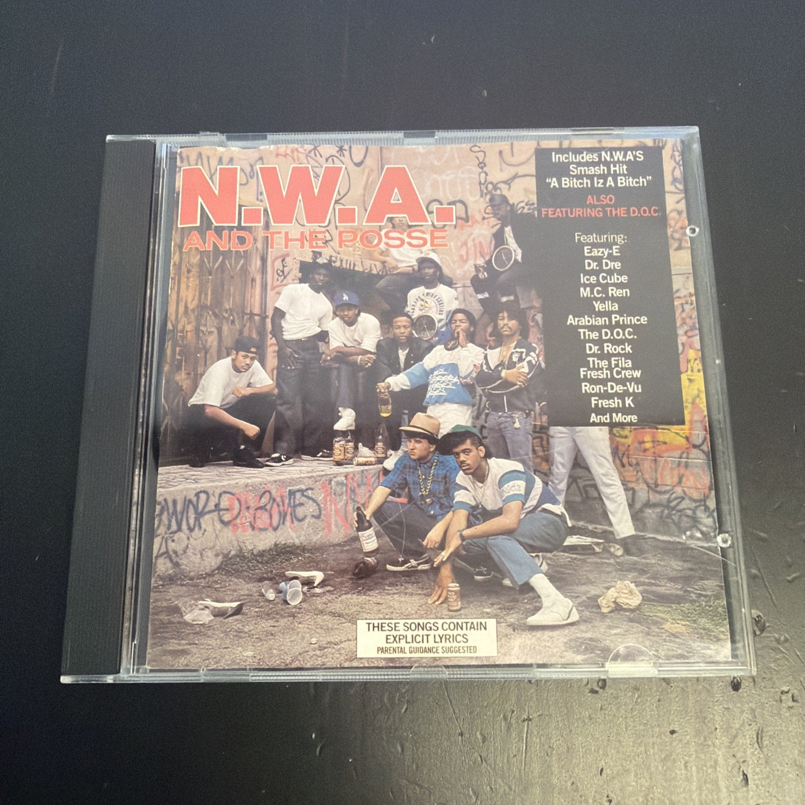 N.W.A. And The Posse ~ 1989 CD ~ Easy E, Dr. Dre, Ice Cube - Good Condition