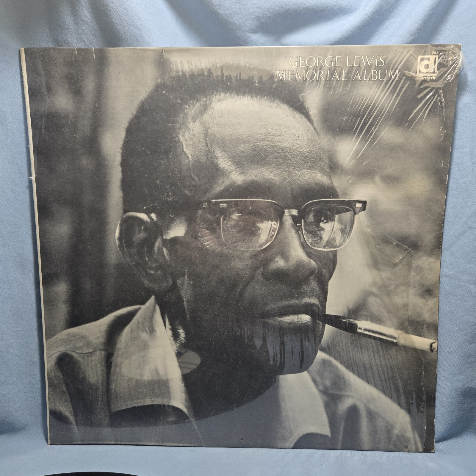 George Lewis Memorial Album Vinyl LP Delmark 203 New Orleans Jazz - NM Record EX