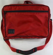 1980s Vintage 30 Cassette Tape Storage Carry Bag Red RARE picture