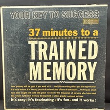 37 Minutes to a Trained Memory LP Alfred J Abrams ELP 1000 Dale Carnegie 1961 picture