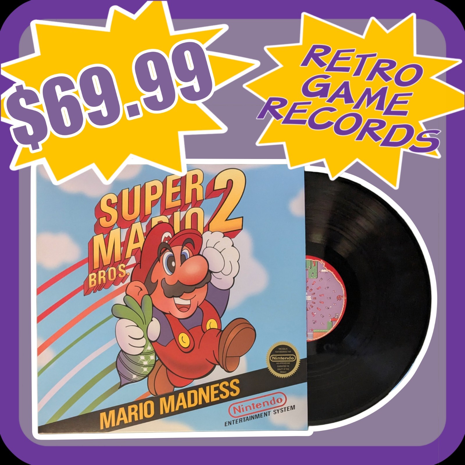 Super Mario Bros. 2 Vinyl Soundtrack