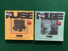 Two (2) Jimin MUSE CD Albums w/ Boxes, Papers, Photos.... picture