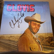 Charley Crockett Clovis Vinyl LP Signed Cover Outpost Country Record picture